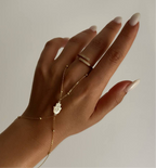 GEMUSTERTE FATIMAS HAND HANDKETTE aus 925 Silber - Eleganter Halskette - AURIME