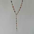 COLORFULL Y KETTE aus 925 Silber - Eleganter Halskette - AURIME