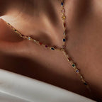 COLORFULL Y KETTE aus 925 Silber - Eleganter Halskette - AURIME