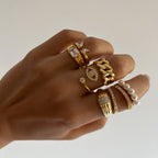 CUBAN RING aus 925 Silber - Eleganter Ring - AURIME