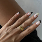 CUBAN RING aus 925 Silber - Eleganter Ring - AURIME