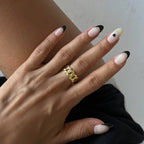 CUBAN RING aus 925 Silber - Eleganter Ring - AURIME