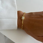 BAGUETTE ARMKETTE aus 925 Silber - Eleganter Halskette - AURIME