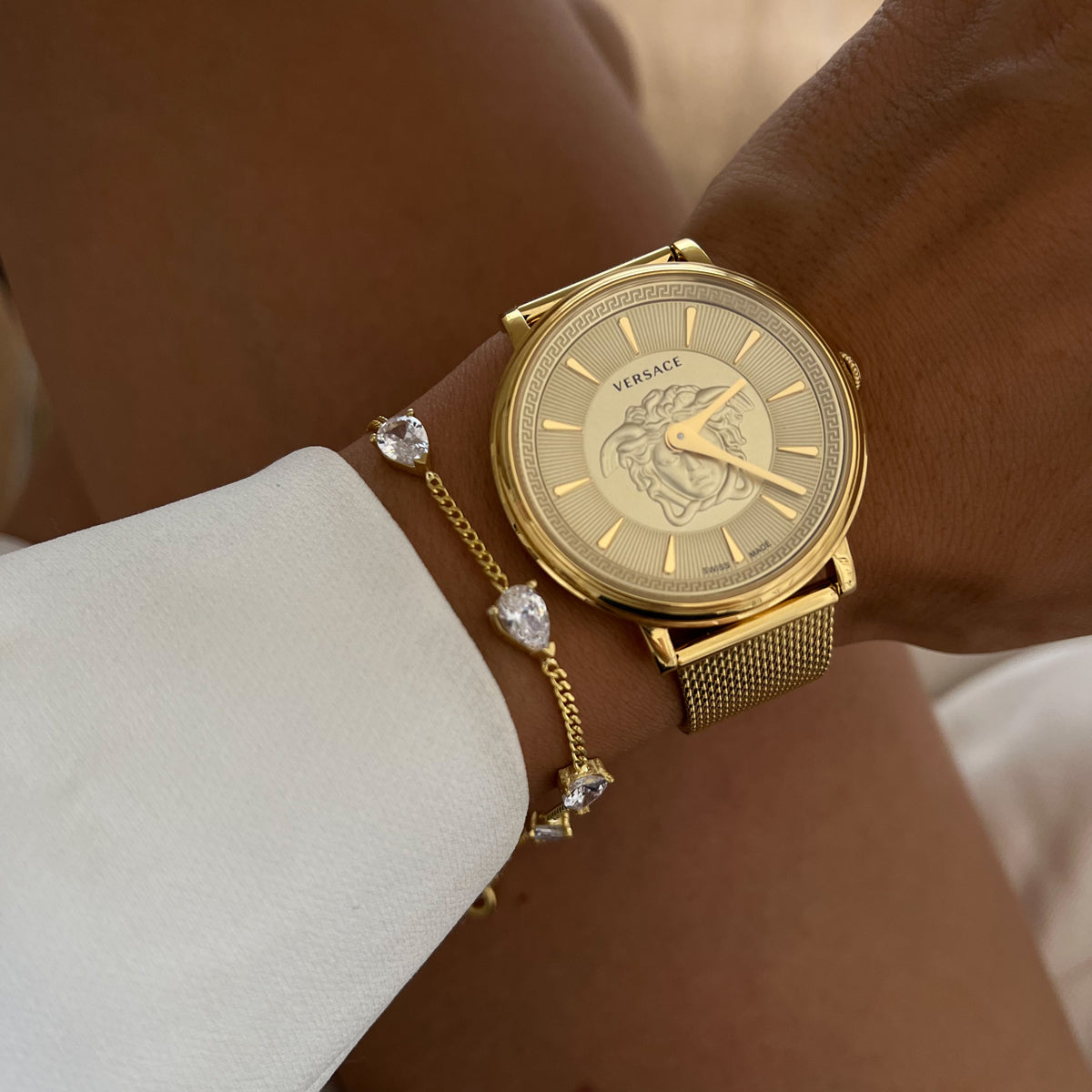 DROP ARMKETTE aus 925 Silber - Eleganter Halskette - AURIME