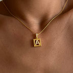 Buchstaben Kette mit Zirkonia (7165572481069)