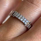 CLOVER STONE RING aus 925 Silber - Eleganter Ring - AURIME