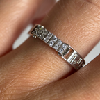CLOVER STONE RING aus 925 Silber - Eleganter Ring - AURIME