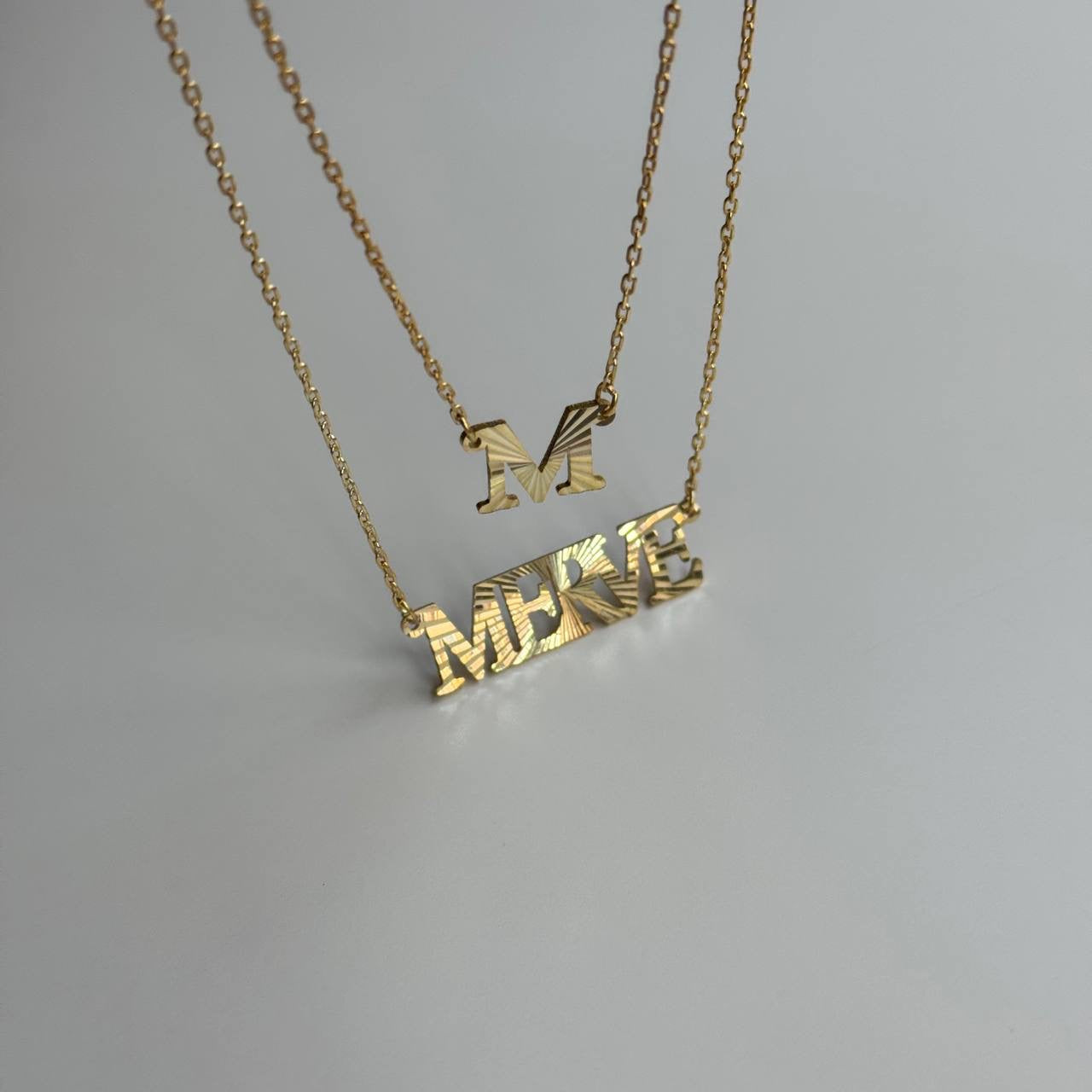 TREND NAMENSKETTE aus 925 Silber - Eleganter Halskette - AURIME