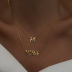 TREND NAMENSKETTE aus 925 Silber - Eleganter Halskette - AURIME