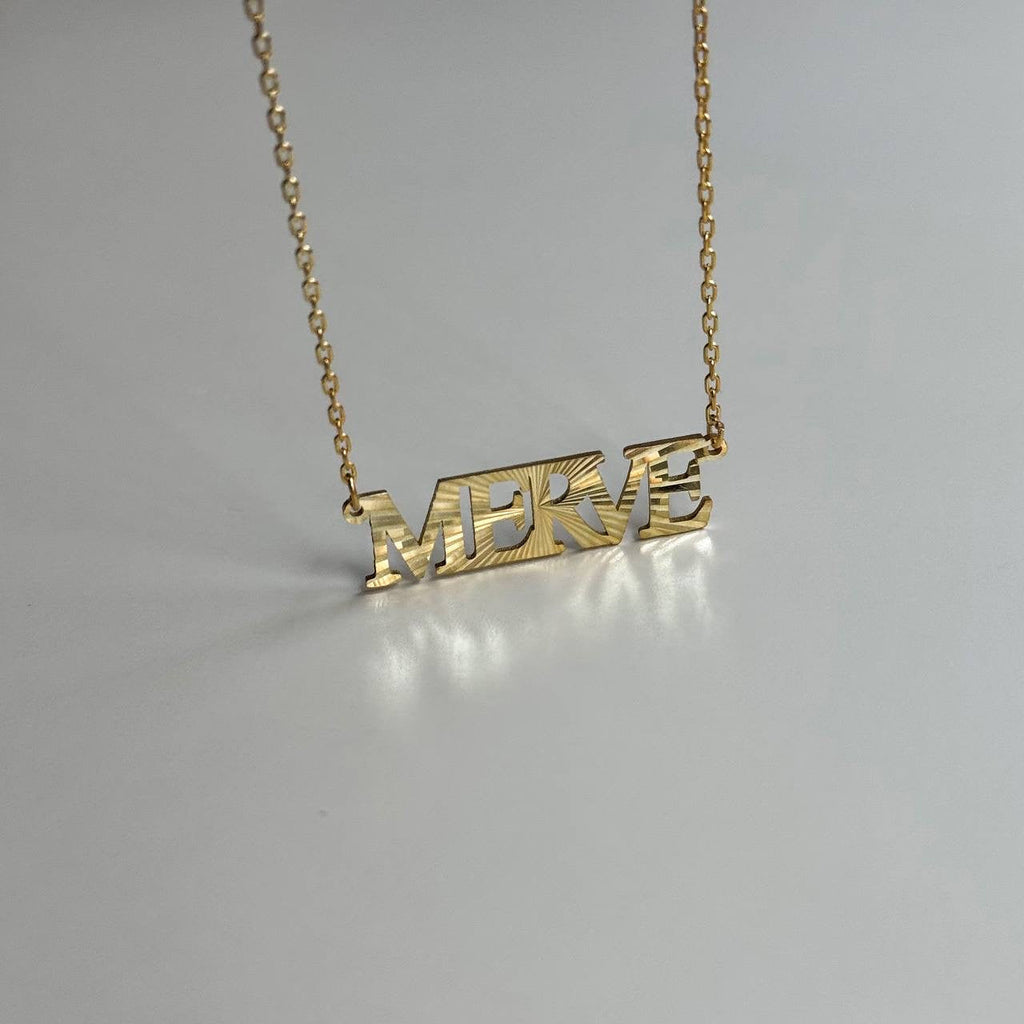 TREND NAMENSKETTE aus 925 Silber - Eleganter Halskette - AURIME