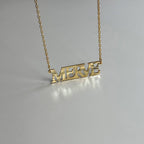 TREND NAMENSKETTE aus 925 Silber - Eleganter Halskette - AURIME