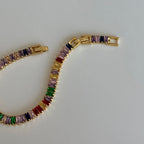 SAMANYOLU COLORFULL ARMBAND aus 925 Sterling Silber - Eleganter Armband - AURIME