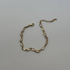 SOMMERARMBAND AUS WEISSEM ZIRKONSTEIN aus 925 Silber - Eleganter Armband - AURIME