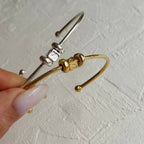 TAC BUCHSTABEN  PARTNERARMREIFEN | 925 SILBER