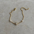 BIENENARMBAND MIT PERLENSTEIN | 925 SILBER