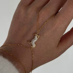 PFERD HANDKETTE aus 925 Silber - Eleganter Halskette - AURIME