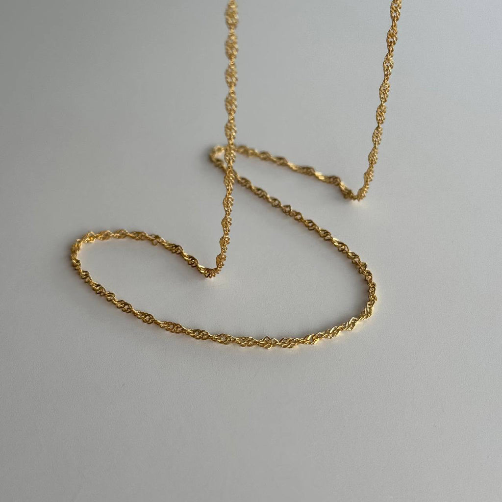 WAVE HALSKETTE aus 925 Silber - Eleganter Halskette - AURIME