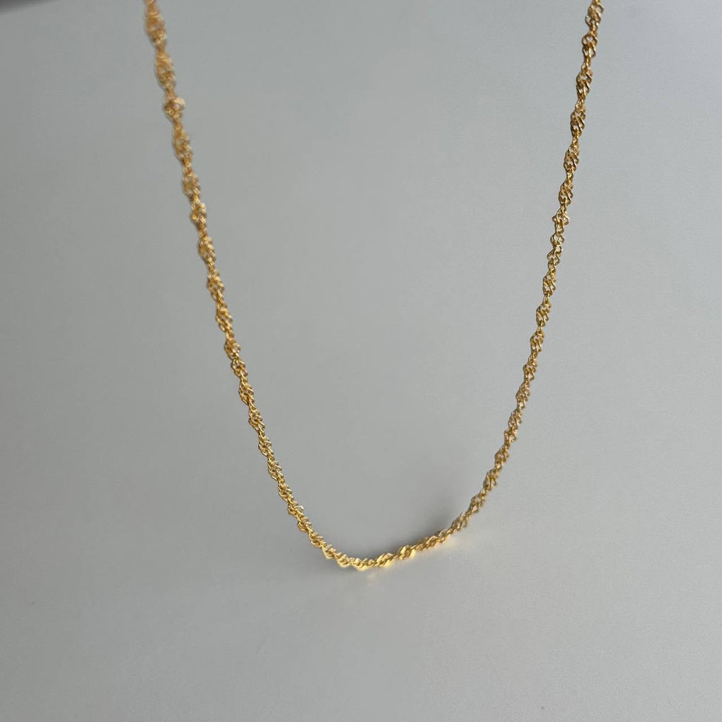 WAVE HALSKETTE aus 925 Silber - Eleganter Halskette - AURIME