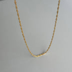 WAVE HALSKETTE aus 925 Silber - Eleganter Halskette - AURIME
