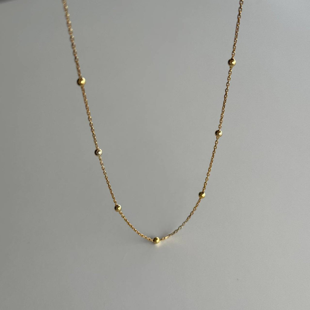BALL SLIM KETTE - 925 SILBER aus 925 Silber - Eleganter Halskette - AURIME