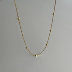 BALL SLIM KETTE - 925 SILBER aus 925 Silber - Eleganter Halskette - AURIME