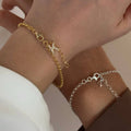 LEGENDARY BUCHSTABEN PARTNERARMBAND | 925 SILBER