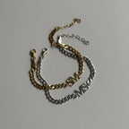 XXL GOURMET 2`ER PARTNERARMBÄNDER | 925 SILBER