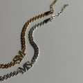 XXL GOURMET 2`ER PARTNERARMBÄNDER | 925 SILBER