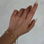 MEZZO HANDKETTE aus 925 Silber - Eleganter Halskette - AURIME