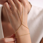 LUNE HANDKETTE aus 925 Silber - Eleganter Halskette - AURIME