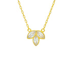 LOTUS KETTE aus 925 Silber - Eleganter Halskette - AURIME