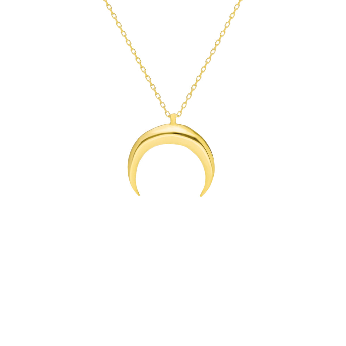 MONDSICHEL HALSKETTE aus 925 Silber - Eleganter Halskette - AURIME