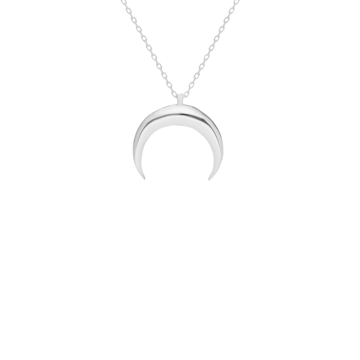 MONDSICHEL HALSKETTE aus 925 Silber - Eleganter Halskette - AURIME