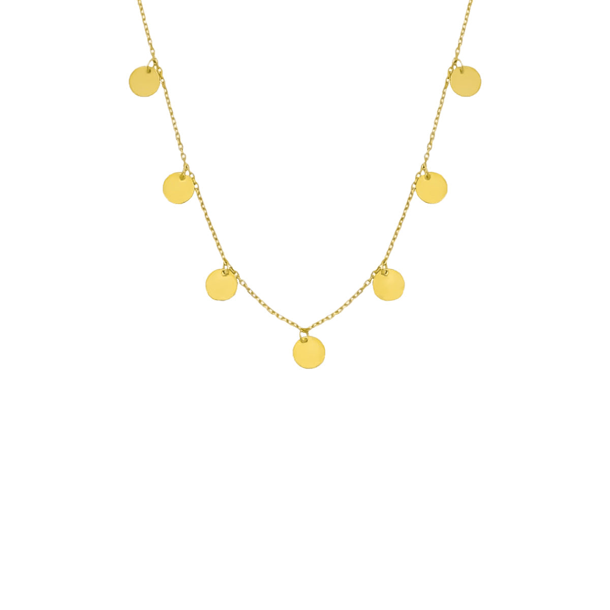 MULTI COIN NECKLACE aus 925 Silber - Hochwertiger Schmuck - AURIME