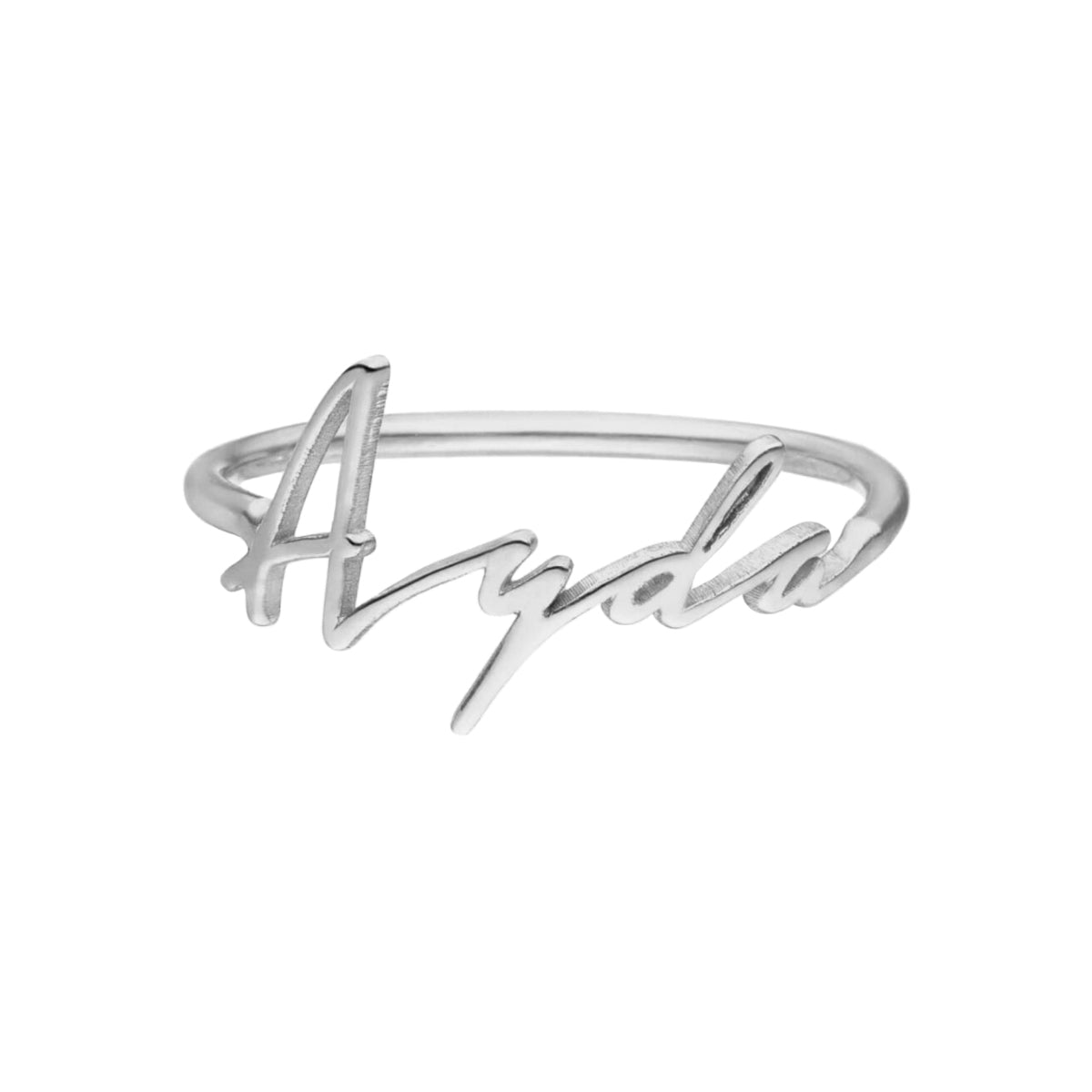 NAMENSRING NOTERA aus 925 Silber - Eleganter Ring - AURIME