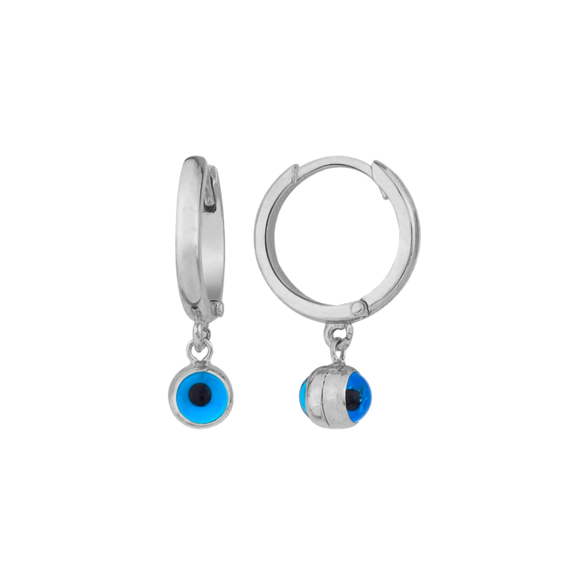 NAZAR RUNDE OHRRINGE aus 925 Silber - Eleganter Ohrringe - AURIME