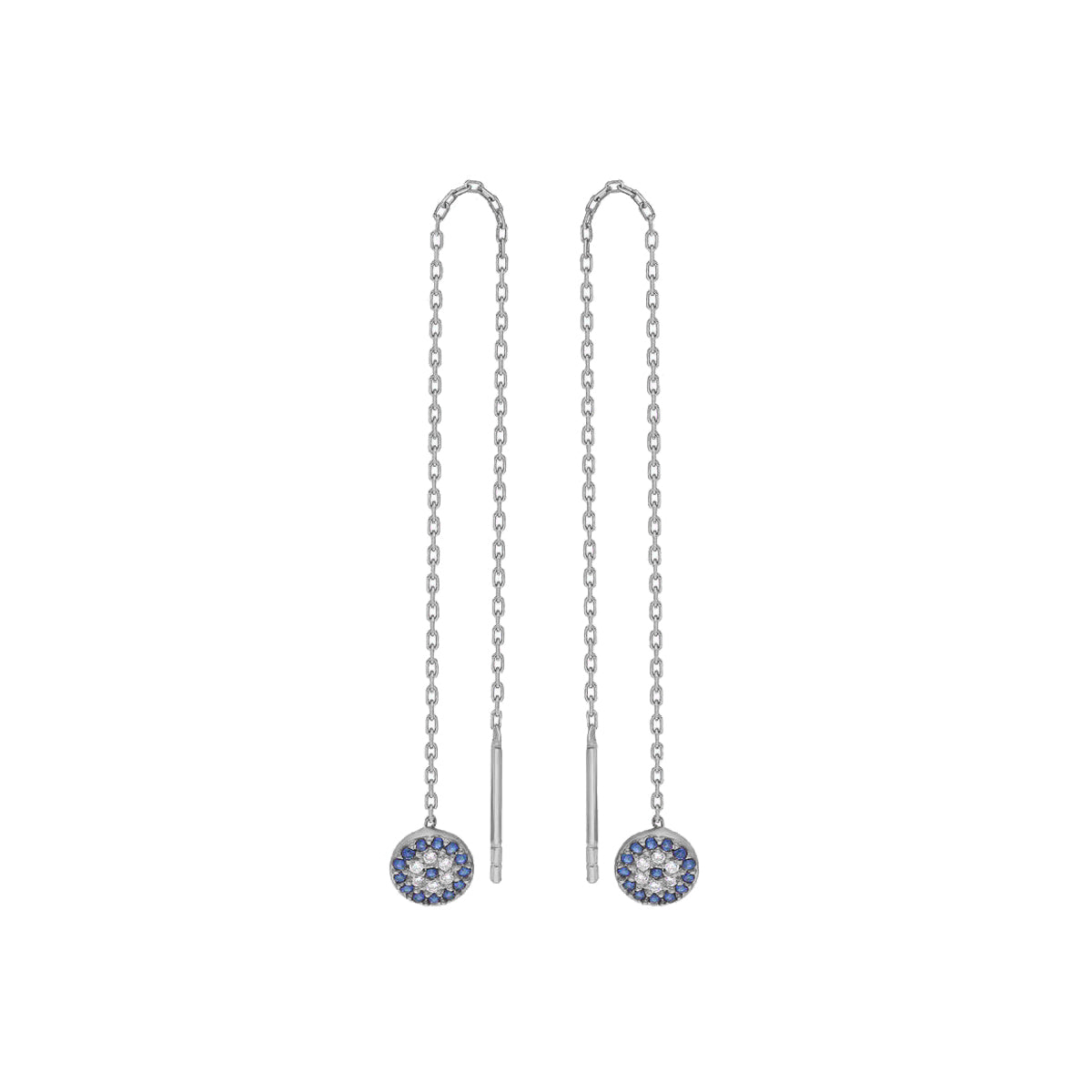 NAZAR ZIRKONIA HÄNGEND OHRRING aus 925 Silber - Eleganter Ohrringe - AURIME