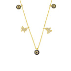 NAZAR X BUTTERFLY KETTE aus 925 Silber - Eleganter Halskette - AURIME