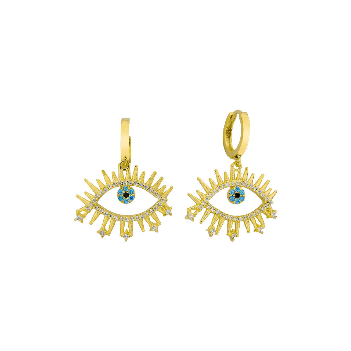 EYE EFFECT OHRRING aus 925 Silber - Eleganter Ohrringe - AURIME
