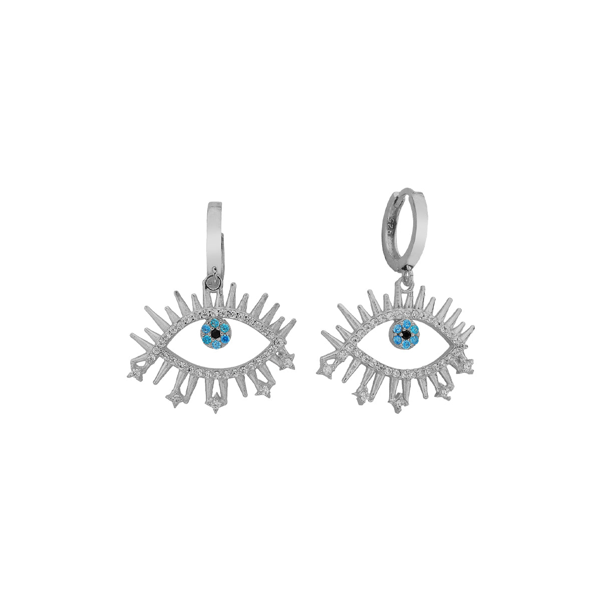 EYE EFFECT OHRRING aus 925 Silber - Eleganter Ohrringe - AURIME