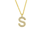 MINI ONE LETTER KETTE aus 925 Silber - Eleganter Halskette - AURIME