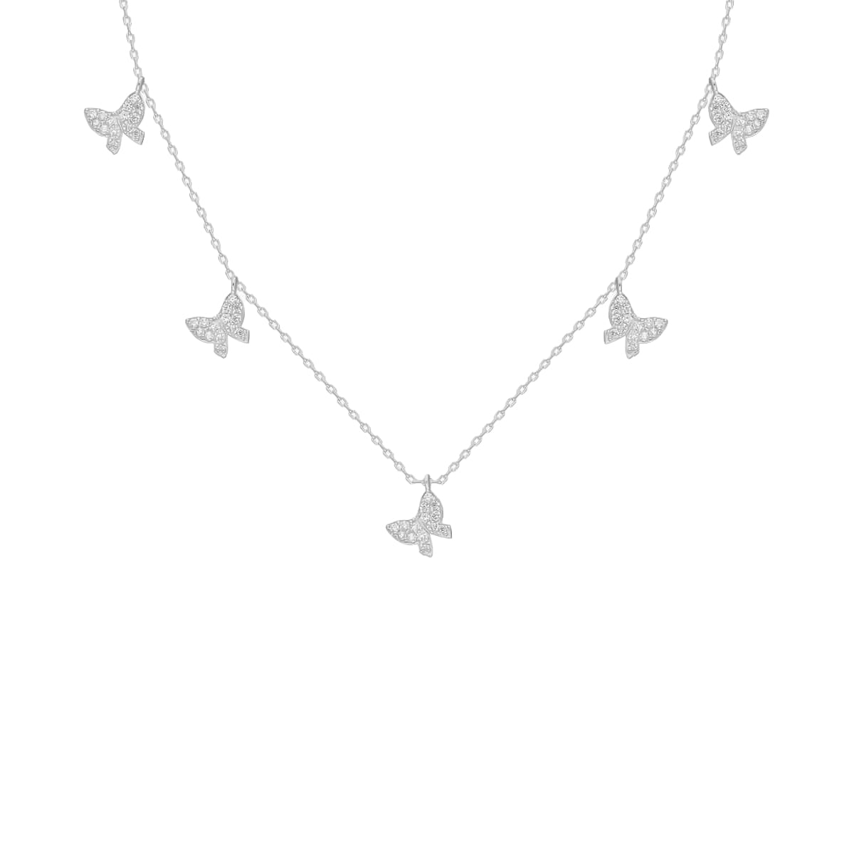SCHMETTERLING aus 925 Silber - Eleganter Halskette - AURIME