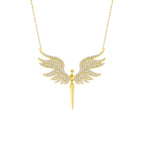 SCHUTZENGELS KETTE TRUST aus 925 Silber - Eleganter Halskette - AURIME