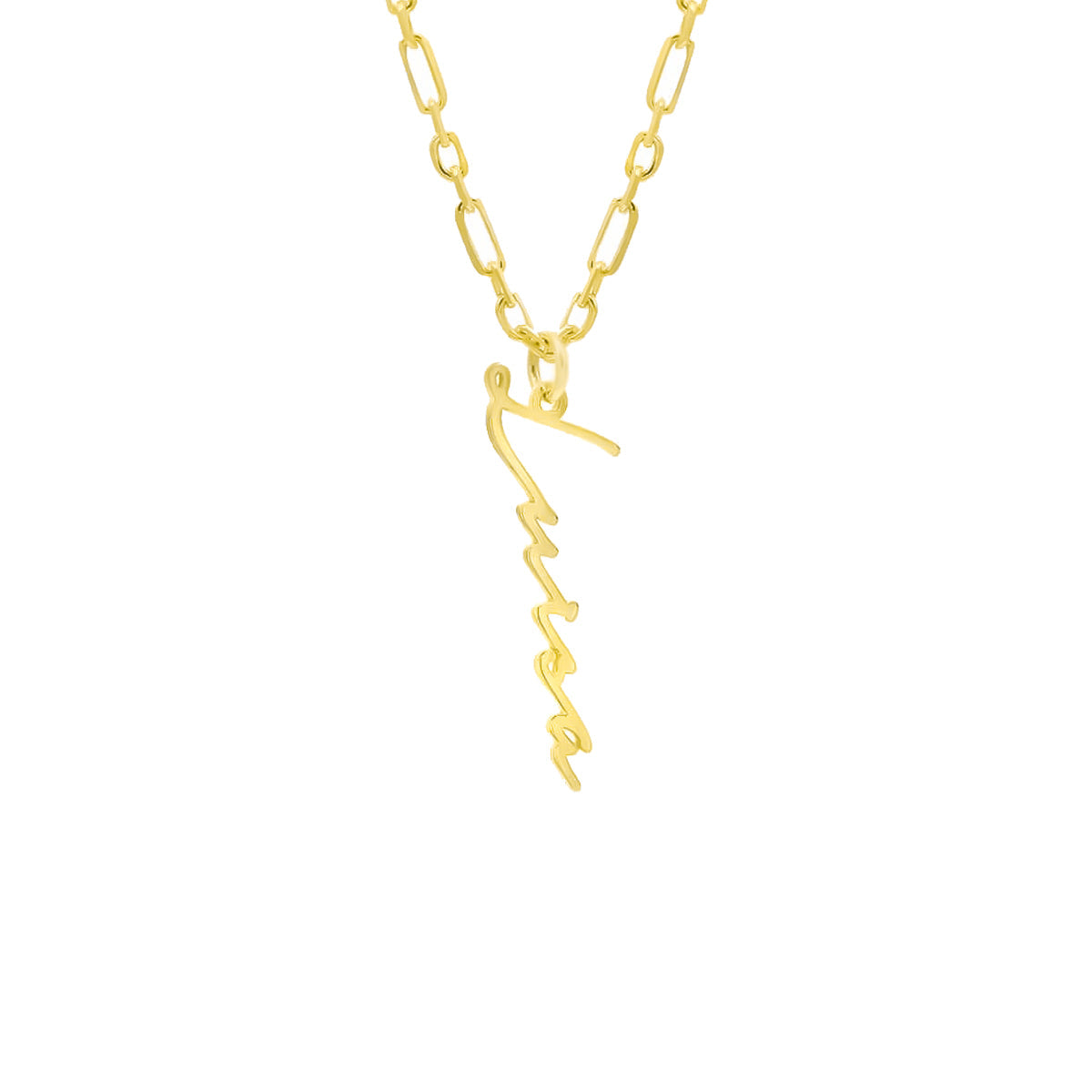 SIGNATUR CHAIN SENKRECHT aus 925 Silber - Hochwertiger Schmuck - AURIME