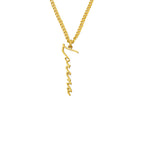 SIGNATUR NAMENSKETTE CUBAN aus 925 Silber - Eleganter Halskette - AURIME