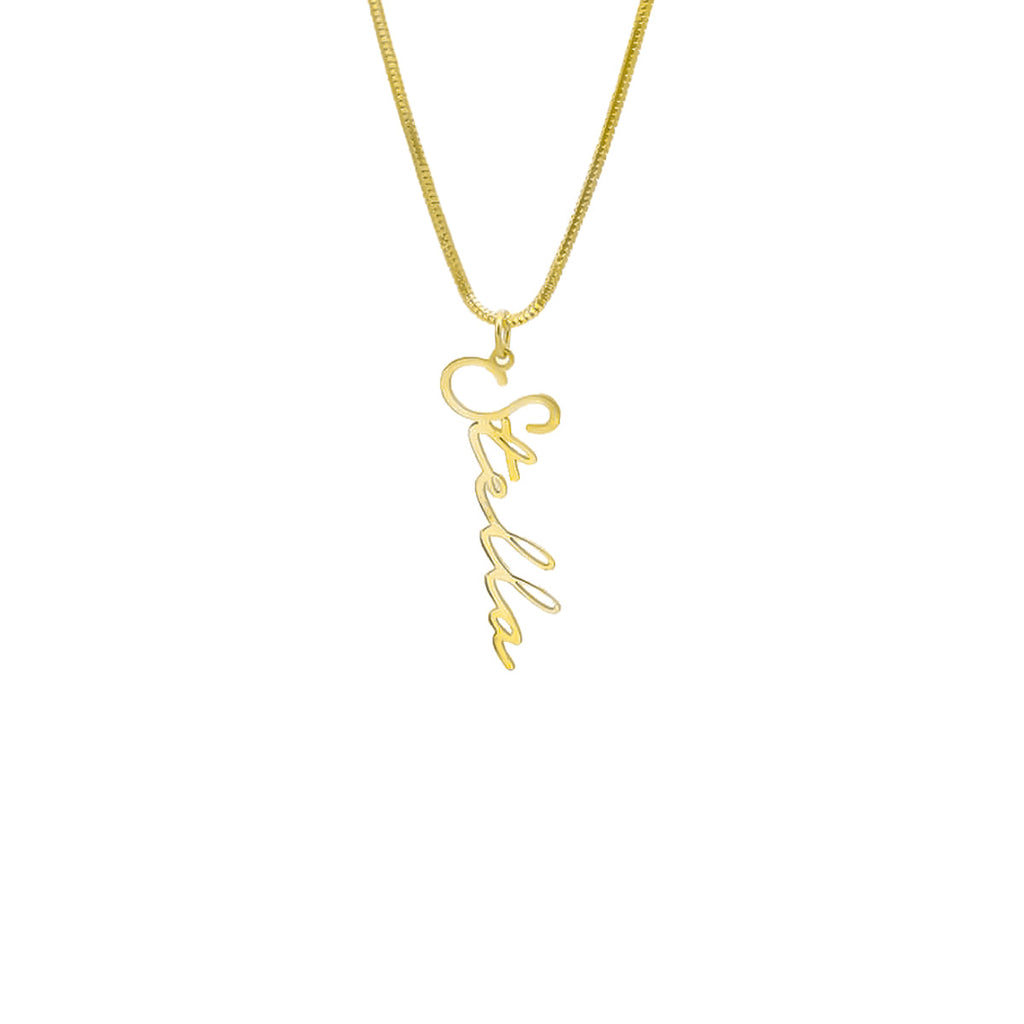 SIGNATUR NAMENSKETTE ITALI aus 925 Silber - Eleganter Halskette - AURIME