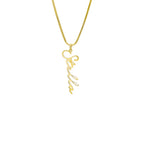 SIGNATUR NAMENSKETTE ITALI aus 925 Silber - Eleganter Halskette - AURIME