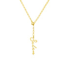 SIGNATUR NAMENSKETTE SELDOM aus 925 Silber - Eleganter Halskette - AURIME