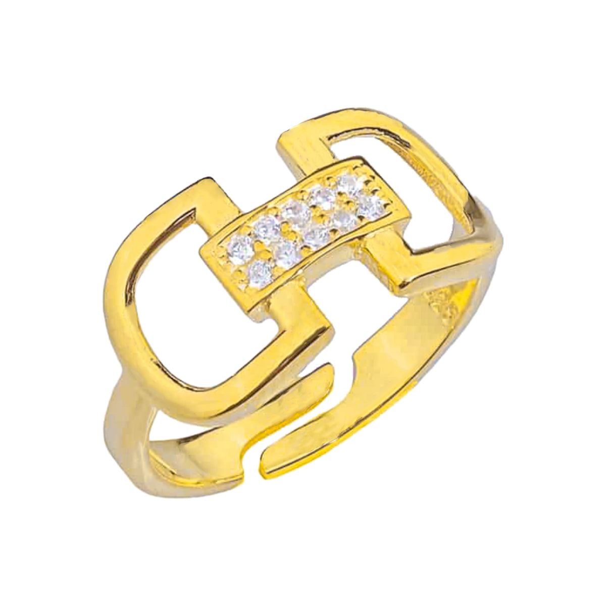 SPERREN CHAIN RING aus 925 Silber - Eleganter Ring - AURIME
