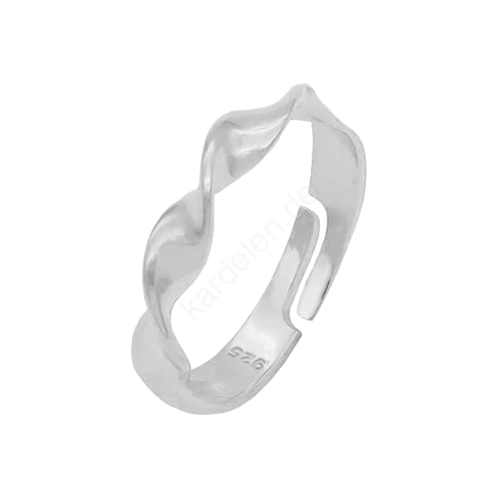 SPIRAL DESIGN RING aus 925 Silber - Eleganter Ring - AURIME